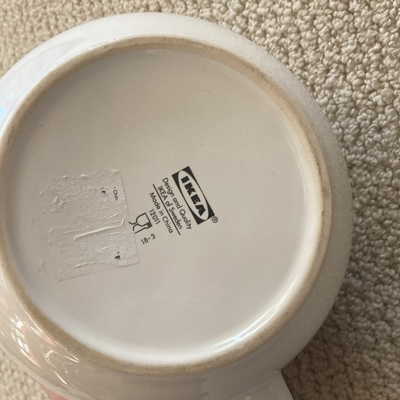 IKEA Extra Large White Ceramic Tea Pot Like New Large Spout Tea Coffee - Picture 4 of 8